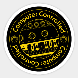 303 Bassline Circle: Computer Controlled Sticker